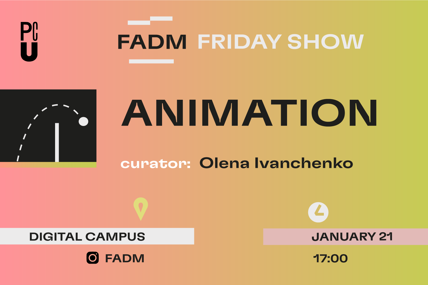 PCU Friday Show Animation