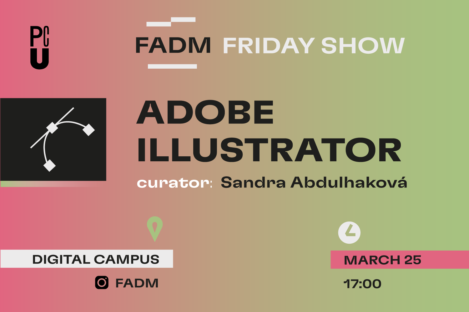 PCU Friday Show: Adobe Illustrator