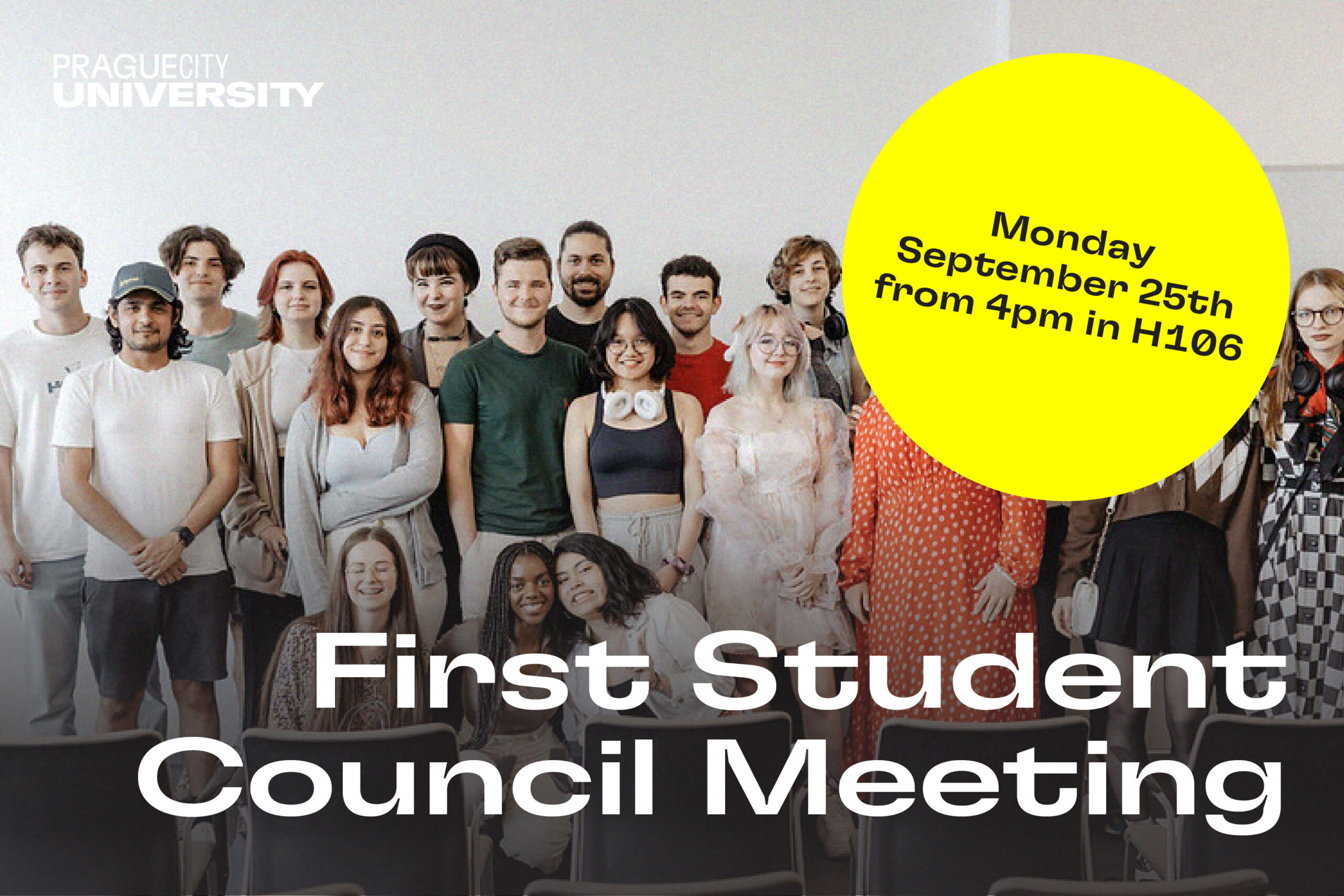 First Student Council Meeting on Monday 25.9.2023, 16:00 at H106