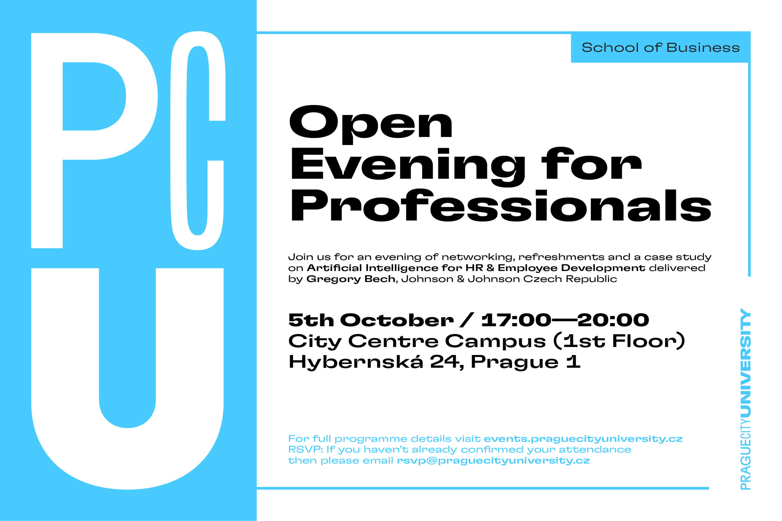 PCU Open Evening for Professionals